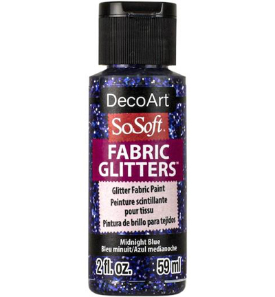 DSSFG14-30 - DecoArt - Glitters Paint, Midnight Blue