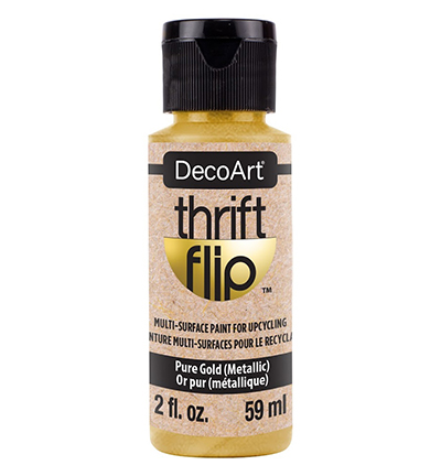 DTFP19-30 - DecoArt - Thrift Flip, Pure Gold (Metallic)