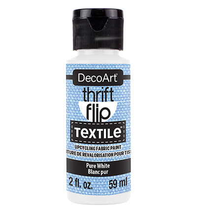 DTFP101-30 - DecoArt - Thrift Flip Textile, Pure White