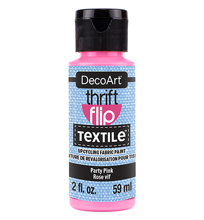 DTFP103-30 - DecoArt - Thrift Flip Textile, Party Pink