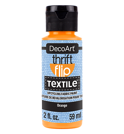 DTFP106-30 - DecoArt - Thrift Flip Textile, Orange