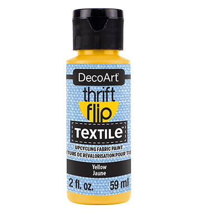DTFP107-30 - DecoArt - Thrift Flip Textile, Yellow