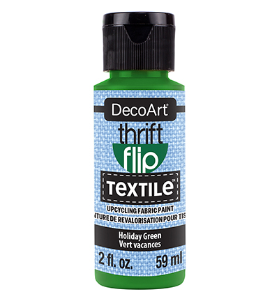 DTFP109-30 - DecoArt - Thrift Flip Textile, Holiday Green