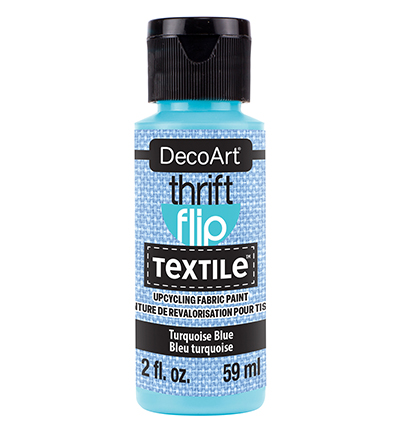 DTFP111-30 - DecoArt - Thrift Flip Textile, Turquoise Blue