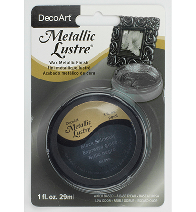 ML05C-28 - DecoArt - Metallic Lustre, Black Shimmer