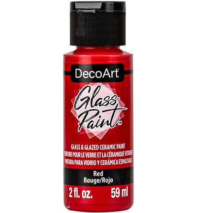 DGP03-30 - DecoArt - Glass Paint, Red