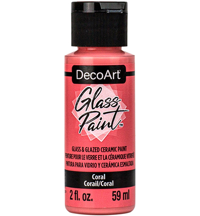 DGP04-30 - DecoArt - Glass Paint, Coral