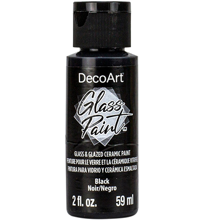 DGP14-30 - DecoArt - Glass Paint, Black