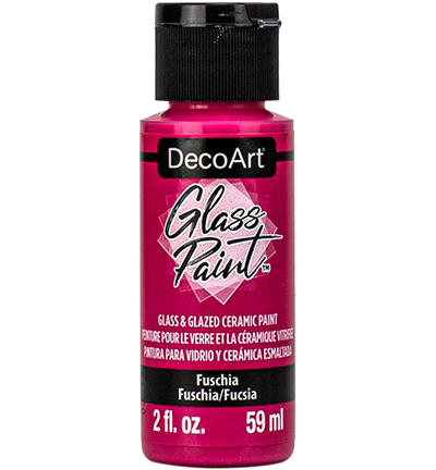 DGP16-30 - DecoArt - Glass Paint, Fuchsia