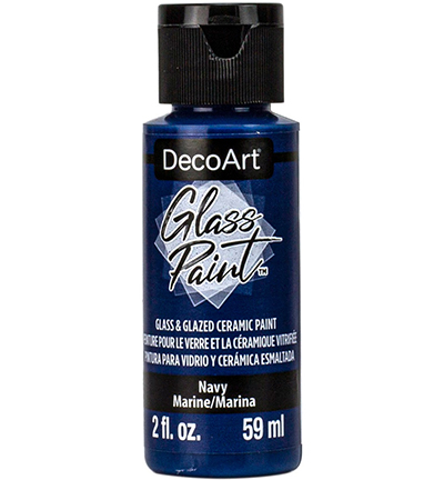 DGP18-30 - DecoArt - Glass Paint, Navy