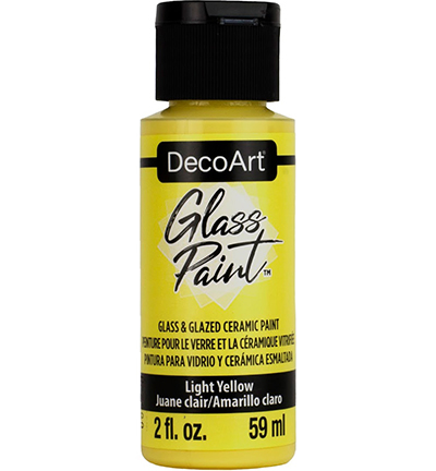 DGP22-30 - DecoArt - Glass Paint, Light Yellow