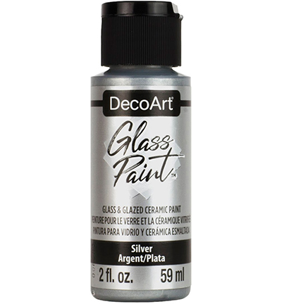 DGP27-30 - DecoArt - Glass Paint, Silver