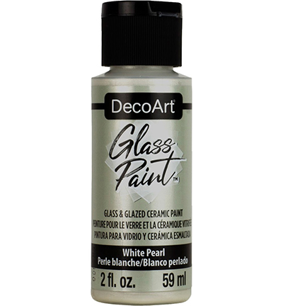 DGP28-30 - DecoArt - Glass Paint, White Pearl