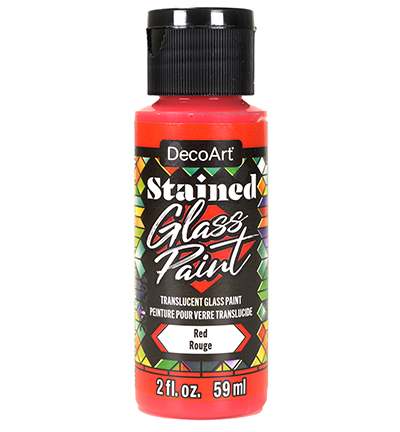 DTGP01-30 - DecoArt - Glass Paint Translucent, Red