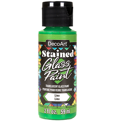 DTGP05-30 - DecoArt - Glass Paint Translucent, Lime