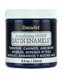 thumbnail image 2 of DecoArt Americana Decor Satin Enamel Paint - 8oz Pure White For Furniture & Home Decor 2 of 11