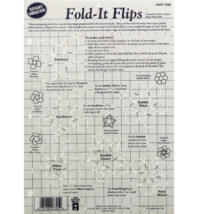 Hotp 7325 - Hot Off The Press - Template: Fold-It Flips