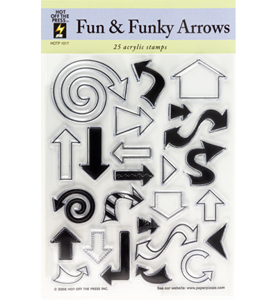 HOTP-1017 - Hot Off The Press - Stamp: Fun & Funky Arrows
