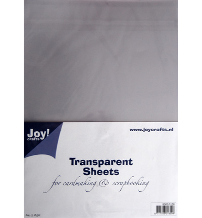 8002/0100 - Joy!Crafts - (5) Transparant Sheets