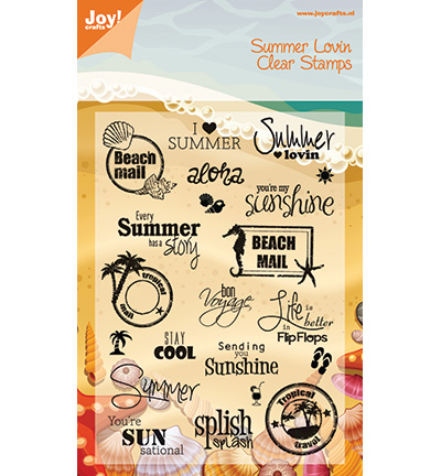 6410/0027 - Joy!Crafts - Stamp Summer Holiday(ENG)                                   