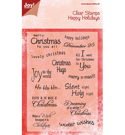 6410/0112 - Joy!Crafts - Text Christmas - GB