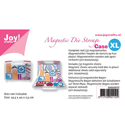 6200/0072 - Joy!Crafts - XL Storage box voor stencils + 28395