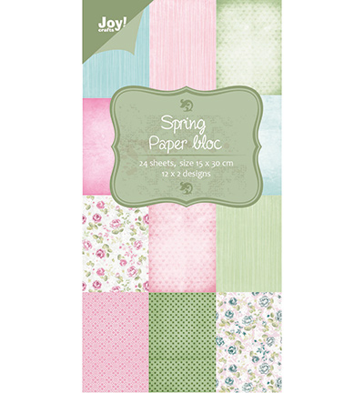 6011/0308 - Joy!Crafts - Spring Paper bloc 12x2dessins