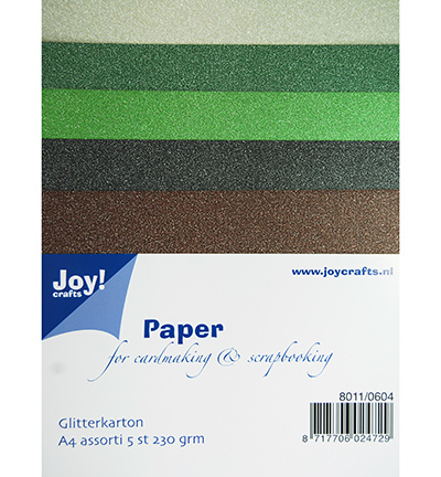 8011/0604 - Joy!Crafts - Glitterkarton Set 4