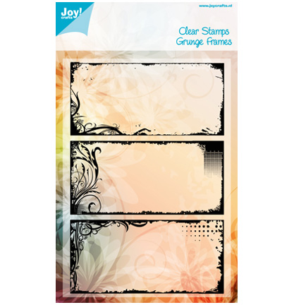 6410/0313 - Joy!Crafts - Clear Stamp Grunge Frames