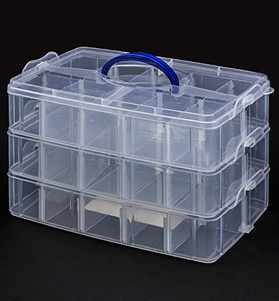 6200/0079 - Joy!Crafts - Storage box 3 layers with handle
