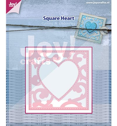 6002/0445 - Joy!Crafts - Vierkant met hart
