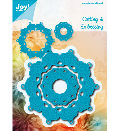 6002/0458 - Joy!Crafts - Blauwe mal - rond