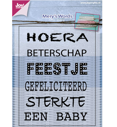6410/0401 - Joy!Crafts - Merys Texte NL