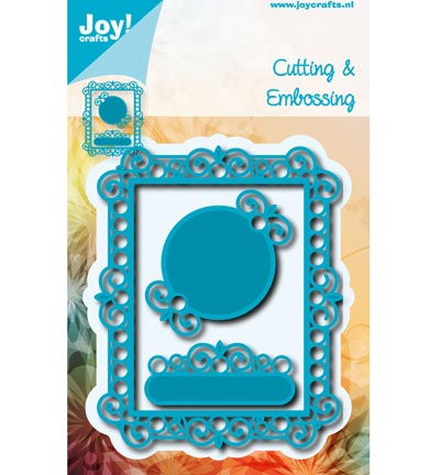 6002/0579 - Joy!Crafts - Cadre rectangle avec ronds