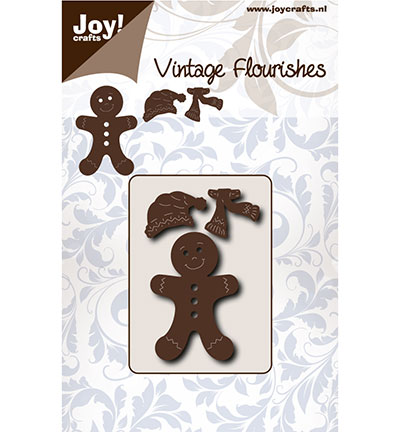 6003/0076 - Joy!Crafts - Gingerbread mannetje