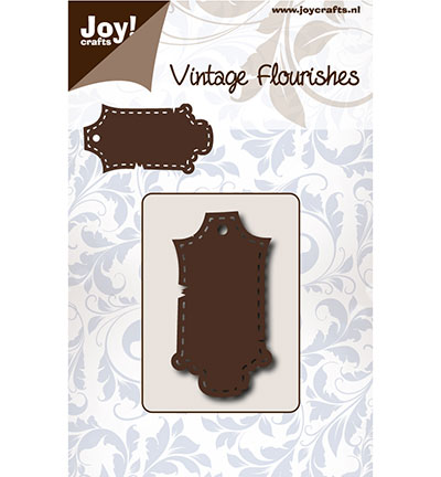 6003/0079 - Joy!Crafts - Vintage Flourishes - Etiquette à coudre