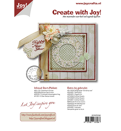 9100/0039 - Joy!Crafts - Create with Joy! 5 - Kerstkrans