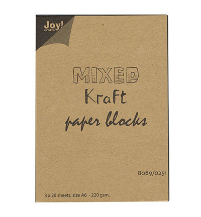 8089/0251 - Joy!Crafts - Mixed Kraft Paperbloc