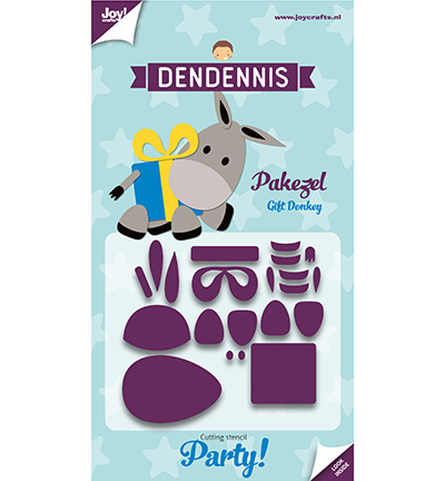 6002/3112 - Joy!Crafts - Dendennis Party - Gift donkey