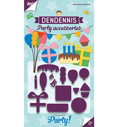6002/3118 - Joy!Crafts - Dendennis Party - Party Accessories
