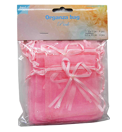 6300/0041 - Joy!Crafts - Organza bags – Pink