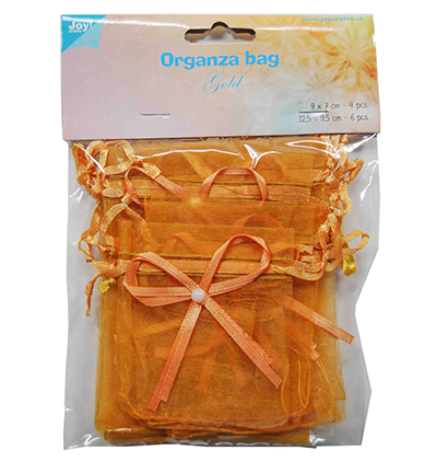 6300/0044 - Joy!Crafts - Organza bags – Gold