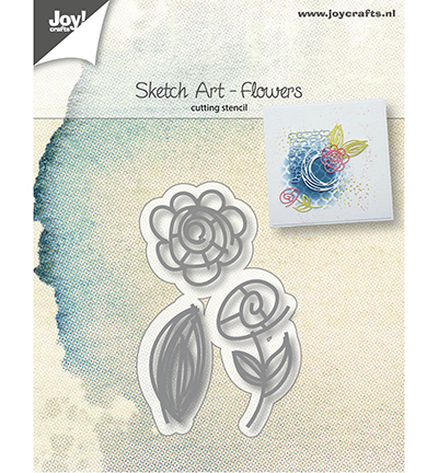 6002/1035 - Joy!Crafts - Sketch Art - Fleurs