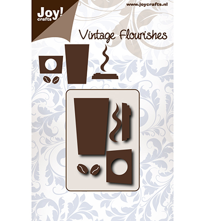 6003/0085 - Joy!Crafts - Snijstencil - VF – Coffeecup