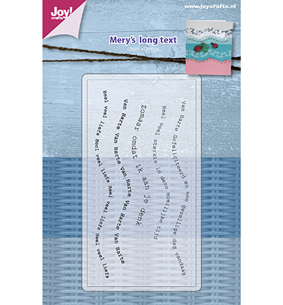 6410/0477 - Joy!Crafts - Clearstempel - Mery Texte NL