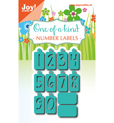 6002/1083 - Joy!Crafts - Snijstencils - Noor - Cijferlabels