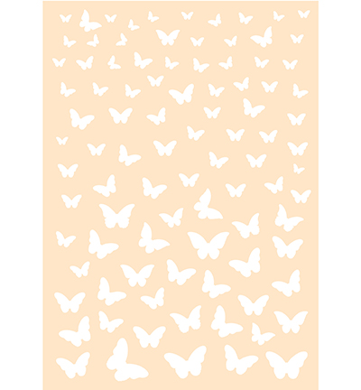 6002/0870 - Joy!Crafts - Polybesa background stencil - Butterflies
