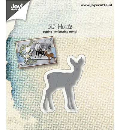 6002/1061 - Joy!Crafts - 3D-cut-embos stencil with 3D effect - Deer