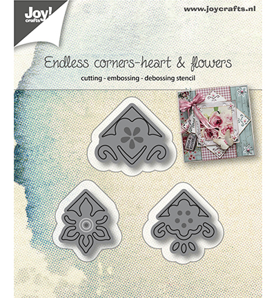 6002/1091 - Joy!Crafts - Découpe - Endless corner - Coeur et fleurs