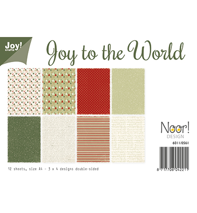 6011/0561 - Joy!Crafts - Paper set -  Joy to the World (Christmas)